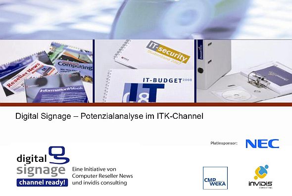400 IT-Reseller äußern sich erstmals zum Thema Digital Signage.