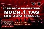 Dynamischer X Factor Countdown auf digitaler Außenwerbung