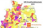 Flickenteppich: Index Einzelhandelsumsatz je Einwohner Flickenteppich: Index Einzelhandelsumsatz je Einwohner