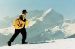Erst die Adresspflege, dann die Zustellung - hier in den Bergen (Foto: Deutsche Post/ DHL)