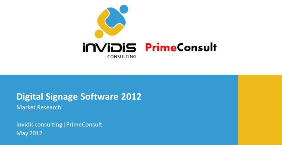 Digital Signage Software Report 2012