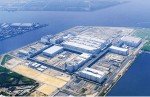 Sharps Produktionsstandort in Sakai - das große Gebäude in der Mitte beherbergt die LCD-Produktion (Foto: Sharp Corporation) Sharps Produktionsstandort in Sakai - das große Gebäude in der Mitte beherbergt die LCD-Produktion (Foto: Sharp Corporation)