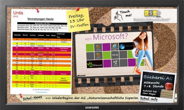 Screenshot DSC und Microsoft Werbung