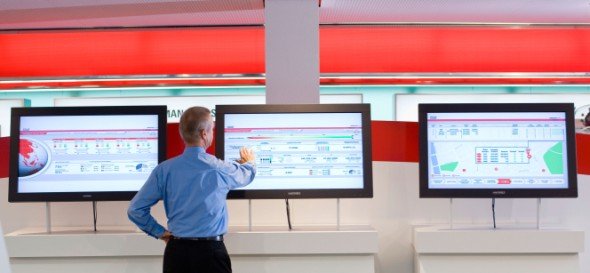 Die Management Dashboard-Lösung von Wincor Nixdorf liefert Informationen über den Status von SB-Systemen, Cash- und Prozessdaten (Foto: Wincor Nixdorf)