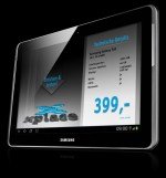 Bisher in 300 Geschäften im Einsatz: Samsung-Tablet mit laufender TaCT-Applikation (Foto: xplace)