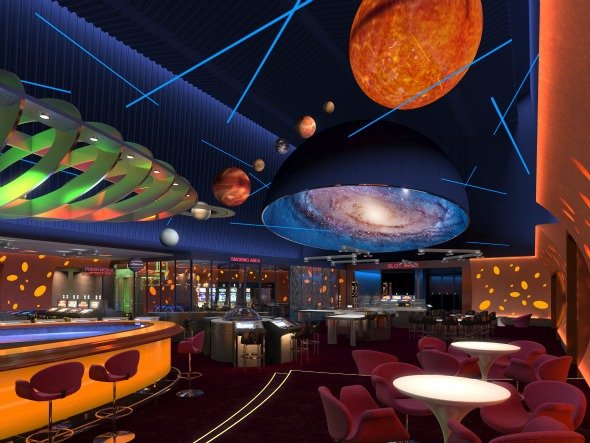 Die Lounge wird zum Spaceshuttle