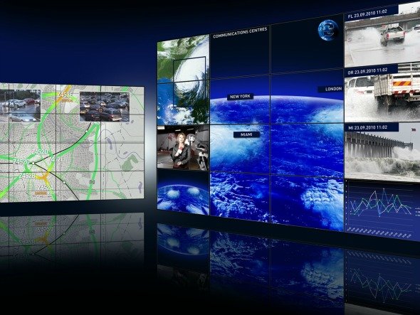 Hiperwall 3.0 ermmöglicht unter anderem solche Wetteranimationen