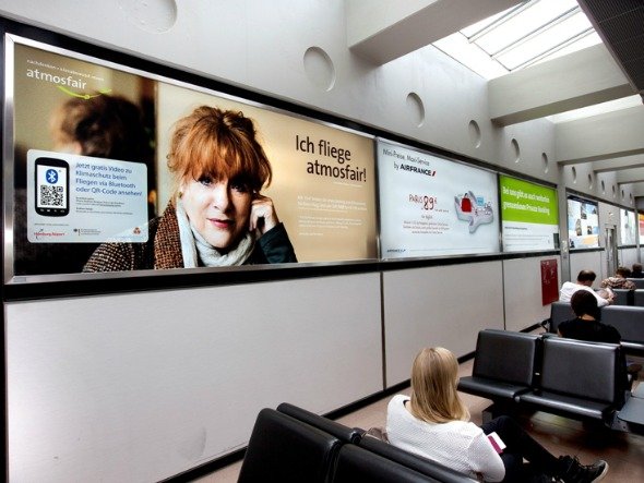 Gewinnerkampagne des Airport Media Award im Oktober