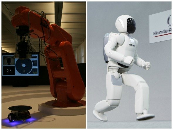 Männerträume im Museum: Roboter steuern oder selbst einer werden