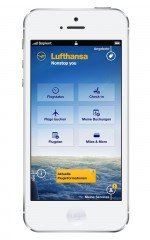 Die App für Lufthansa hält mobile Services und Informationen bereit (Foto: Sapient Nitro)