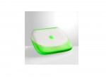 Limonengrün und auffällig: Apple iBook Firewire, second Edition aus dem Jahr 2000 (Foto: Gravis)