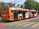 BVB-Bus mit Werbung für EasyJet (Foto: Basler Verkehrs-Betriebe)