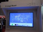 Dieses 84 "Ultra HD Whiteboard war auf der ISE 2014 zu sehen. Ein 98-Zöller wird auf der SID gezeigt  (Foto: LG)