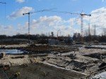 Krakau Arena im Bau: Von 2011 bis 2014 dauerte das komplette Bau-Projekt (Foto: Krakau Arena)