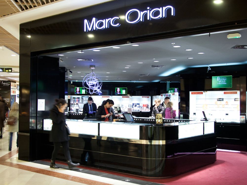 Marc Orian-Filiale in einem Einkaufszentrum (Foto: Romain Osi/ Aures)