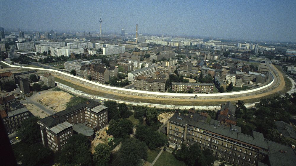 Historische Berliner Mauer in den 1980er Jaren (Foto: Archiv Bundesstiftung Aufarbeitung/ Fotobestand Harald Schmitt)