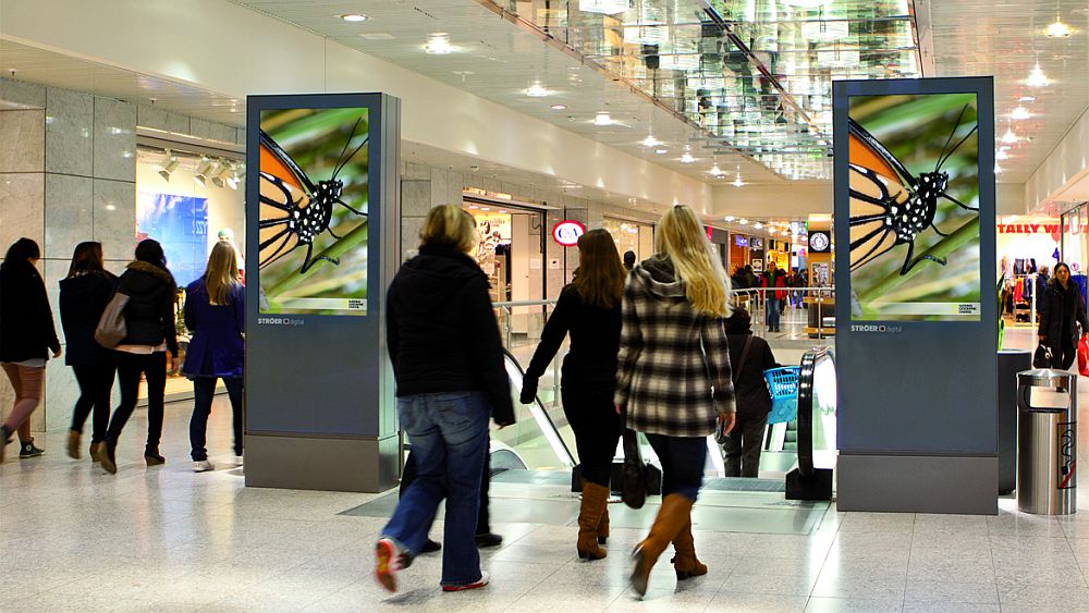 Mall Video: Screens in München (Foto: Ströer)