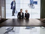 Hilfinger CEO Daniel Grieder und Tommy Hilfiger im neuen Showroom (Foto: Business Wire)