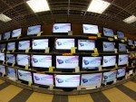 TVs als Video Wall-Screens in einem RTV Euro AGD (Foto: idooh.tv)