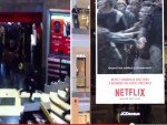 Netflix: Realer Schlussverkauf in Frankreich und Reaktion via DooH (Screenshot: invidis)