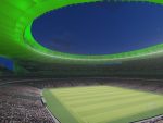 Ab dem kommenden Jahr wird Atletico Madrid unter LED Licht spielen (Rendering: Philips)