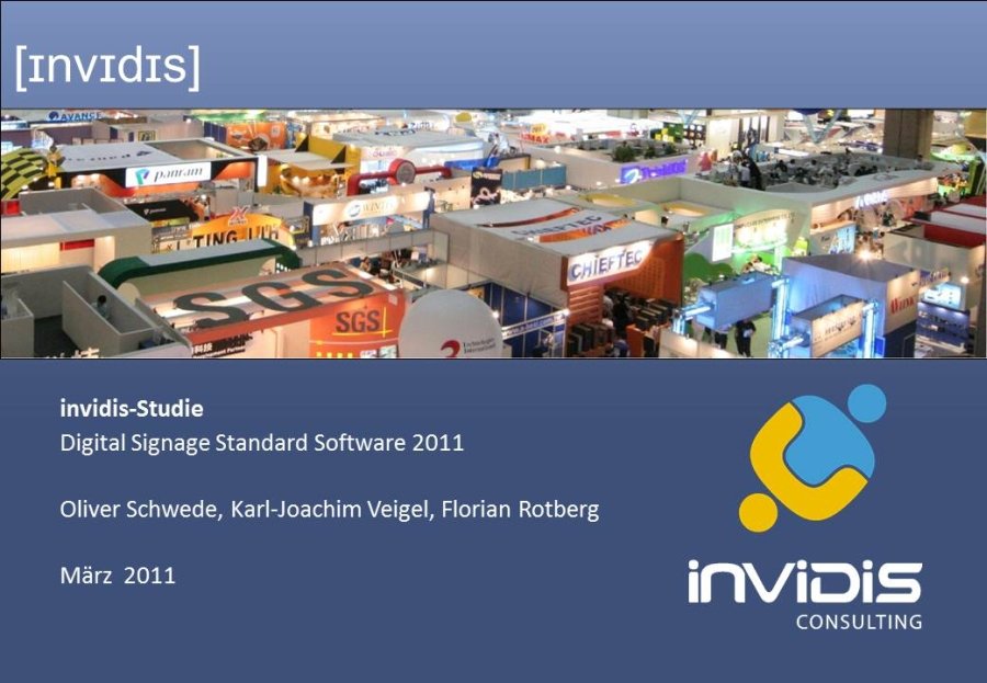 invidis Digital Signage Standard Software Studie 2011
