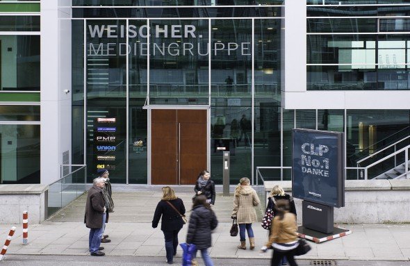 Weischer Mediengruppe in Hamburg: Walls Dankeschön-CLP (Foto: Wall AG)