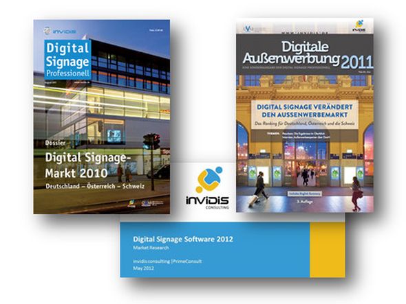 Neu auf der Digital Signage Conference Munich: die invidis Consulting Business Lounge