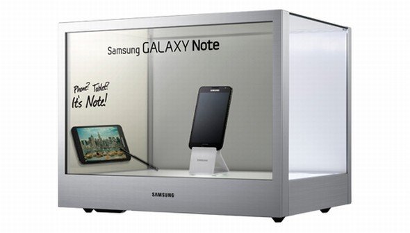 Samsungs neues All-in-One Transparent Display NL22B (Foto: Samsung)