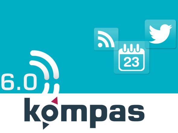 Neues Corporate Design, neues Release: kompas 6.0 (Grafik: dimedis)