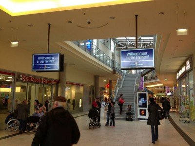 Case Study Bremer Shopping Mall setzt auf Digital Signage via