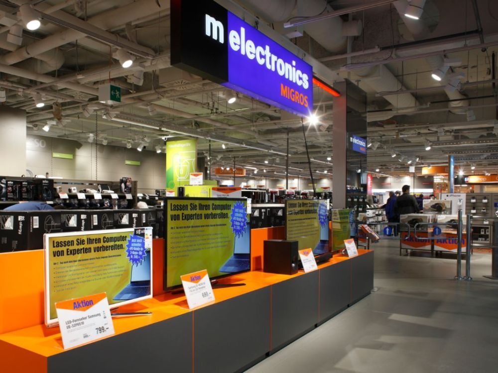 Melelectronics-Filiale mit MelTV (Foto: Goldbach Media)