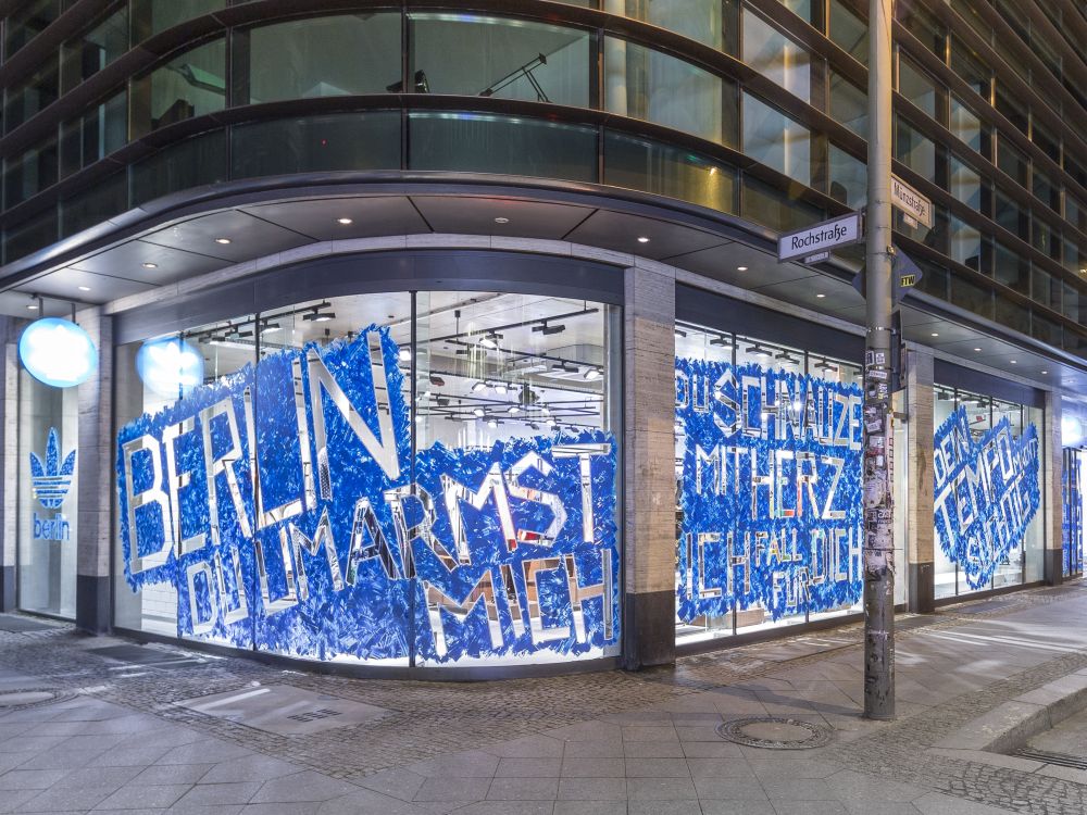 Fassade des Adidas Originals-Flagship Stores in Berlin (Foto: Adidas)