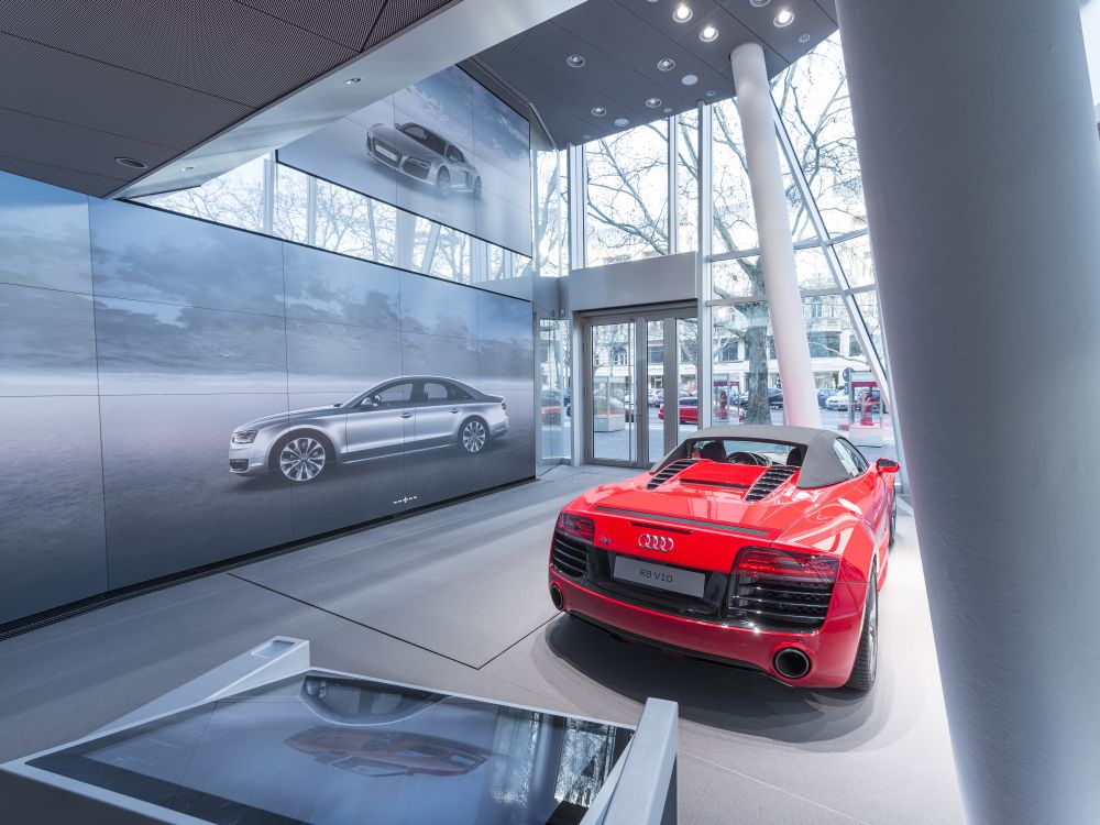 Im Innern der Audi City (Foto: Audi)