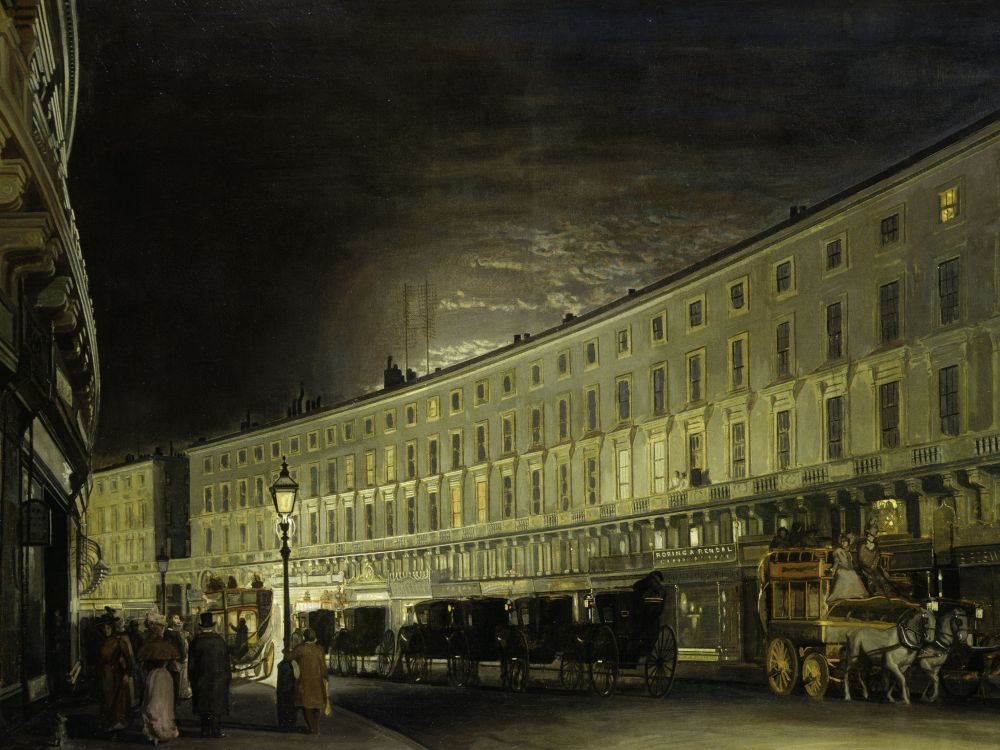 "The Regent Street Quadrant at Night" von Francis L.M Forster (1897) (Foto: Museum of London)