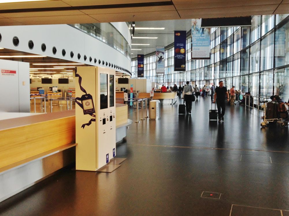 Kiosk für Steuererstattung am Flughafen in Wien (Foto: Kiosk Solutions)