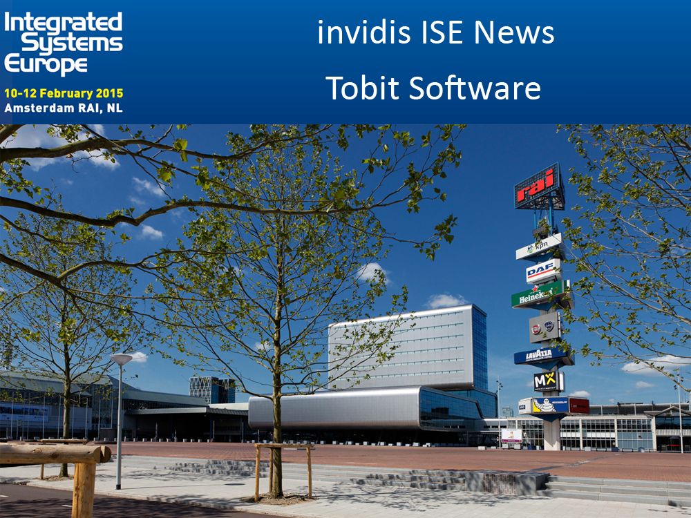 Tobit Software stellt auf der ISE 2015 aus (Foto: RAI; Montage: invidis)