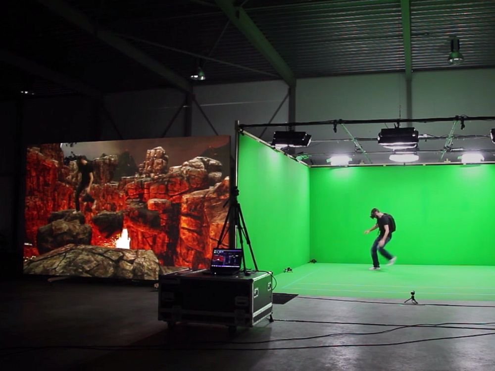 Tanz auf dem Vulkan: Inhalte einer VR-Brille als Content für Video Projection (Screenshot: invidis.de)
