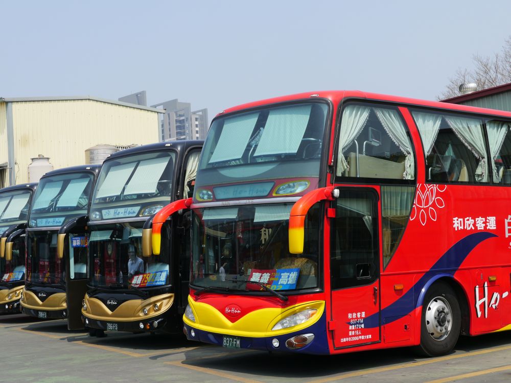 Entertainment im umkämpften Bus-Markt: Busse von Ho-Hsin (Foto: VIA Technologies)