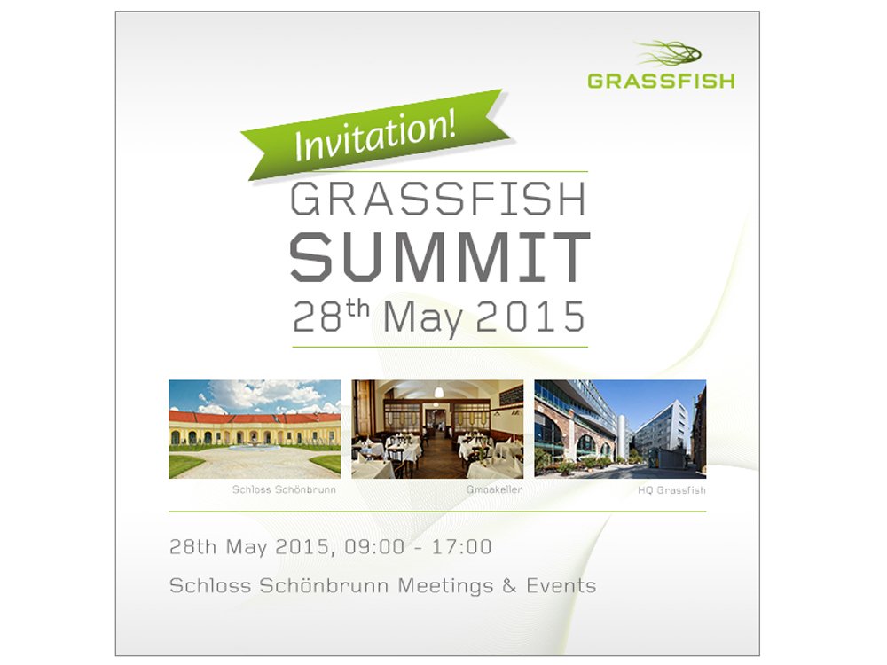 Save the Date - Grassfish Summit 2015 in Wien (Bild: Grassfish)