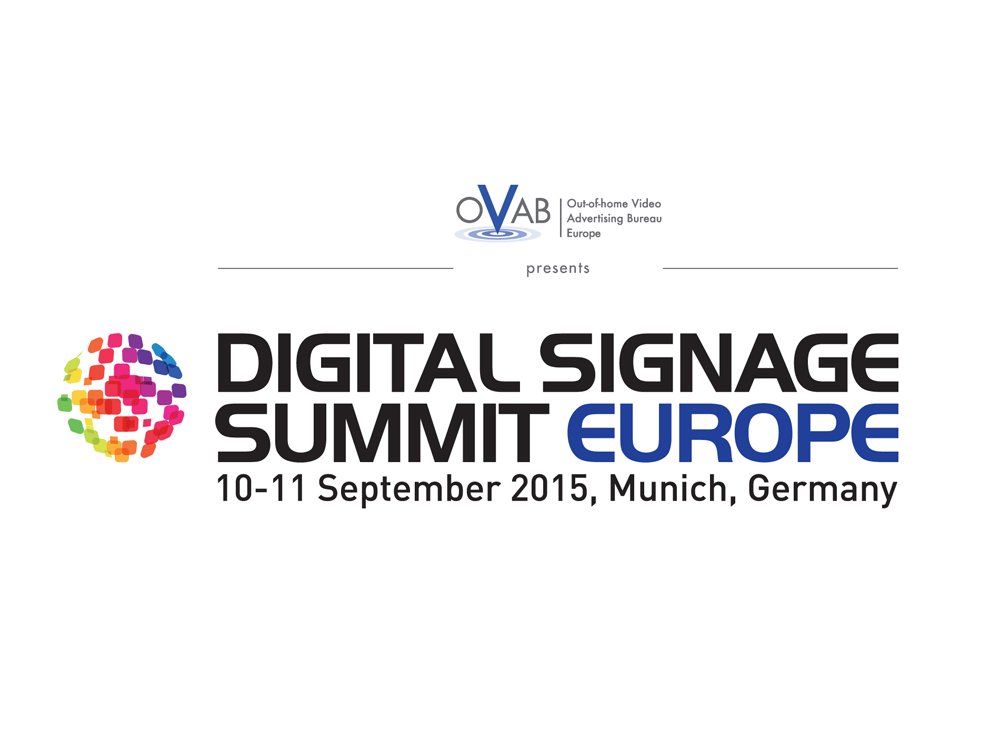 Digital Signage Summit Europe findet am 10./11. September 2015 in München statt (Bild: invidis)