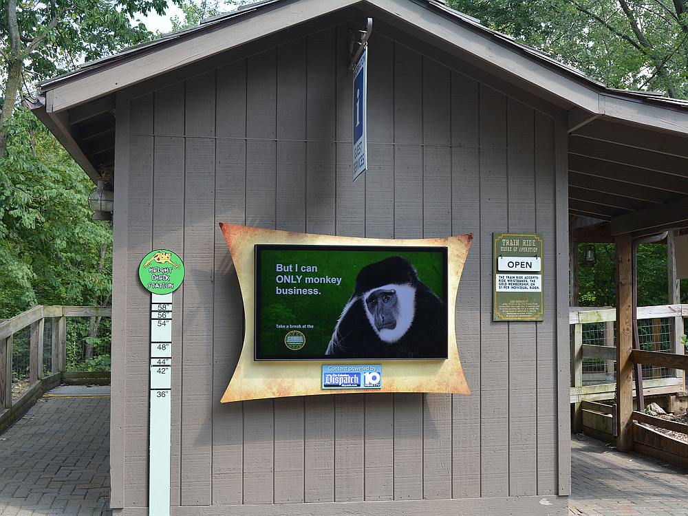Xtreme-Display im Columbus Zoo (Foto: Peerless-AV)