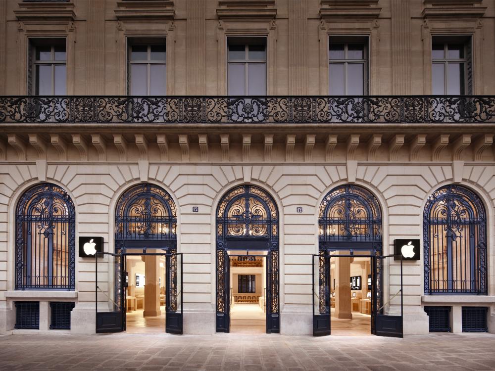 An der Adresse Opéra - Apple Store in Paris (Foto: Apple)