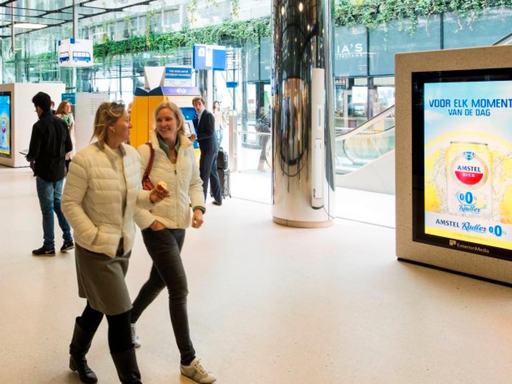 Kampagne für ein alkoholfreies Radler von Amstel (Foto: Exterion Media Netherlands)