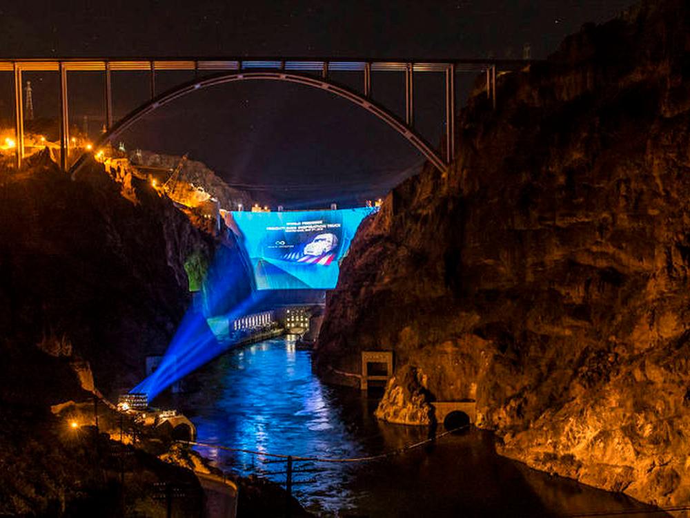 Projection Mapping am Hoover-Damm (Foto: Creative Technology)