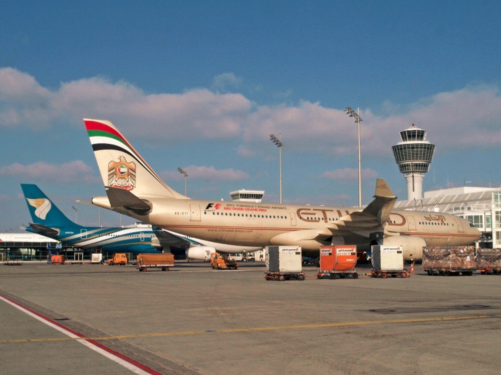 Arabische Fluglinien am Flughafen München (Foto: Werner Hennies/FMG)