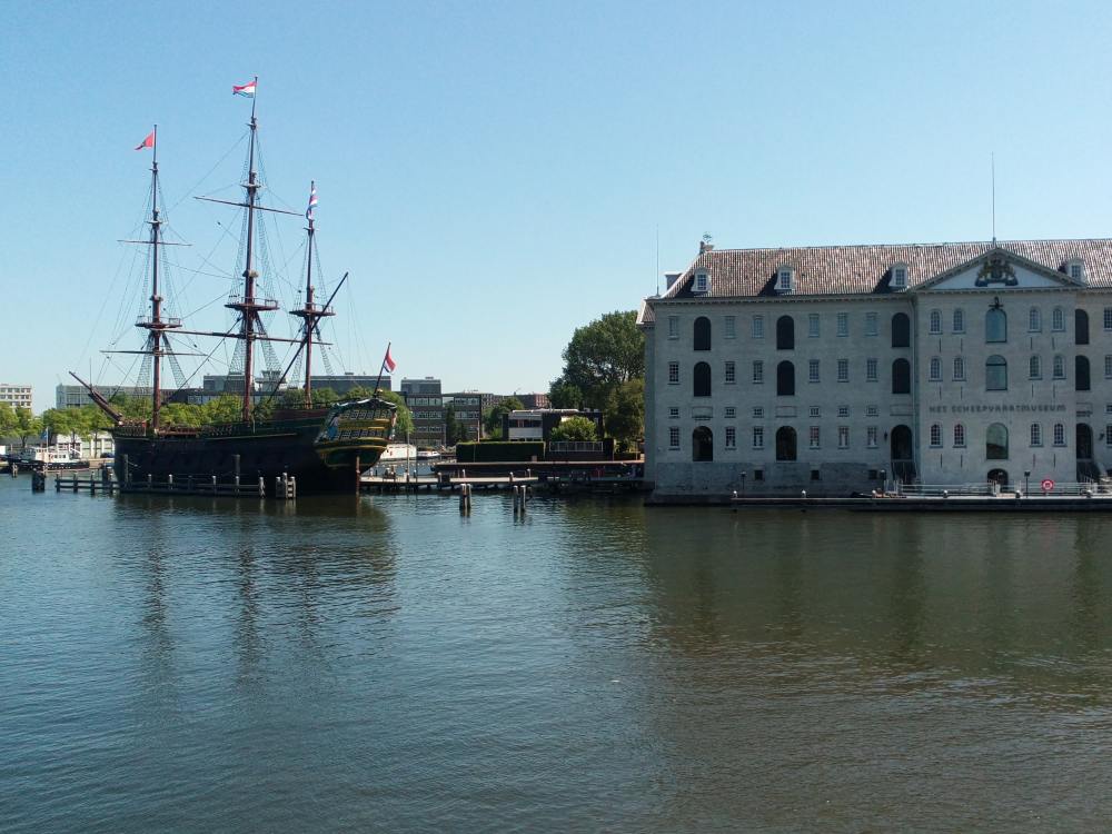 Spielwiese für Beacons - Alter Hafen in Amsterdam (Foto: Amsterdam Beacon Mile)