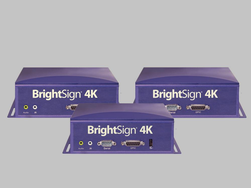 Verschiedene BrightSign 4K Mediaplayer (Foto: BrightSign)