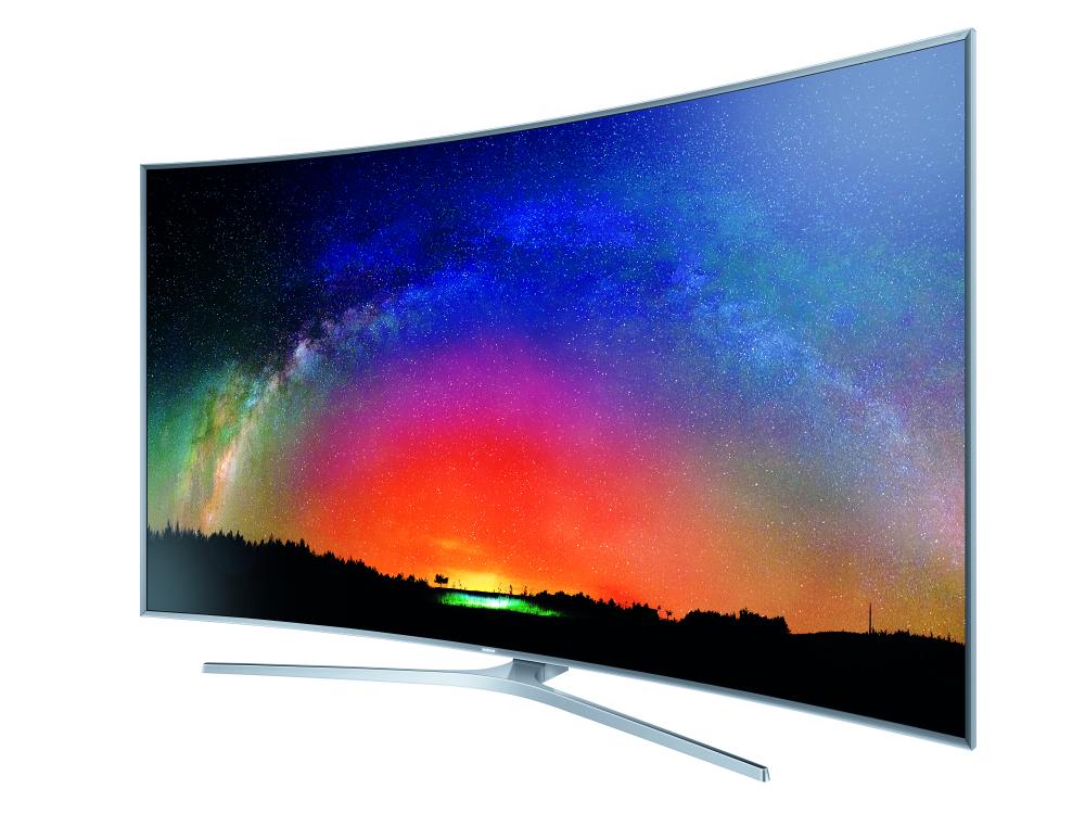 Beispiel für Wide Color Gamut Samsung SUHD TV JS9590 mit größerem Farbraum auf Nano Crystal Color Technologie Basis (Foto: Samsung)