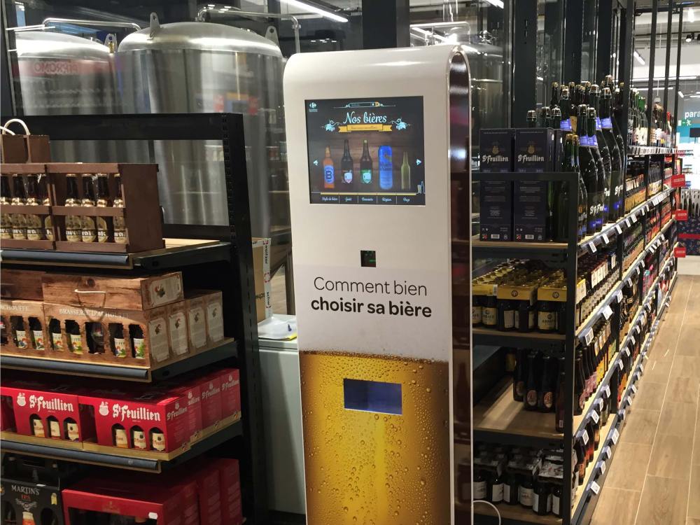 Bier-Paradies Belgien - Auswahl aus 600 Sorten bei Carrefour (Foto: xplace)